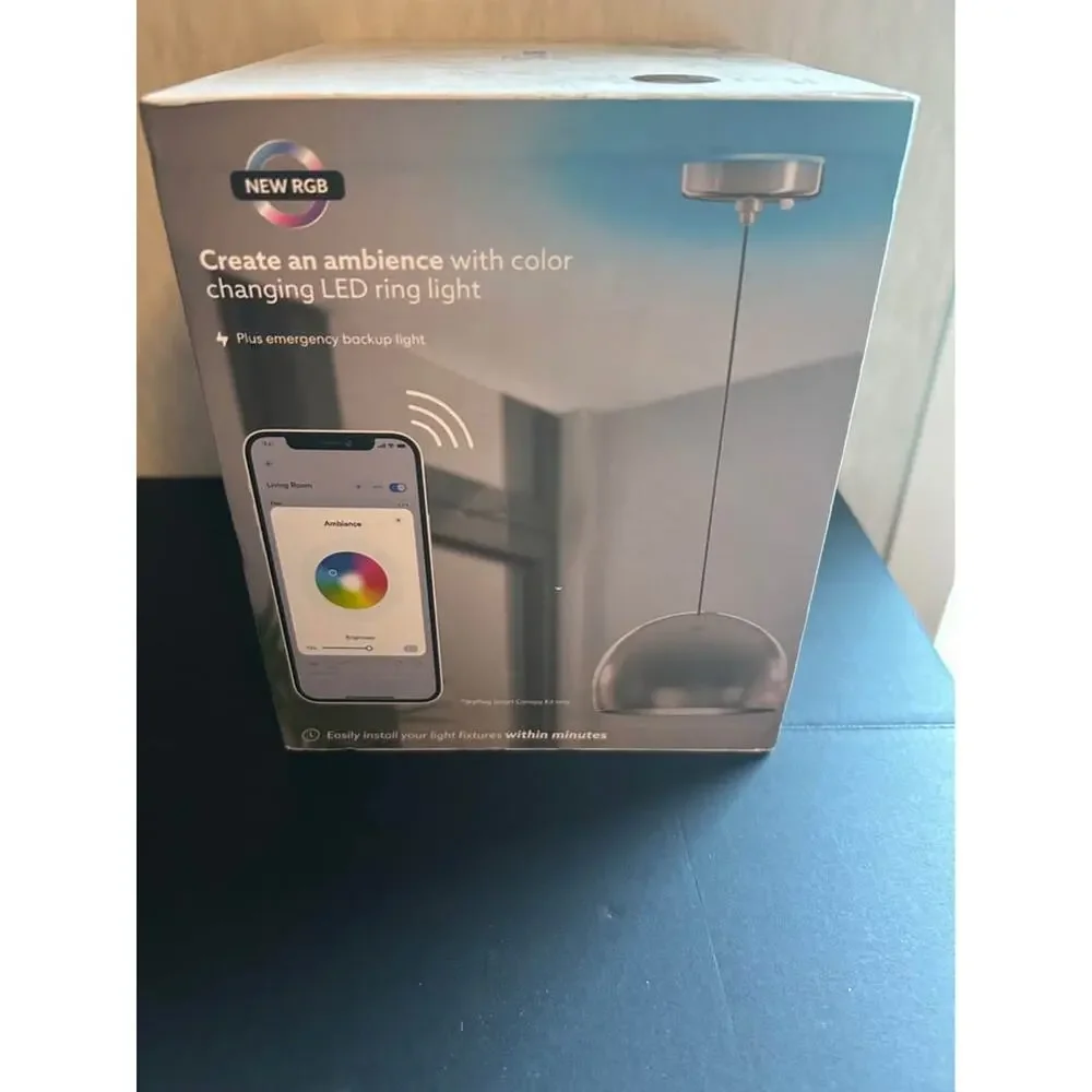 SKYX SkyPlug 5912-BK Smart Plug & Play Lighting Canopy Black Pendant New In Box